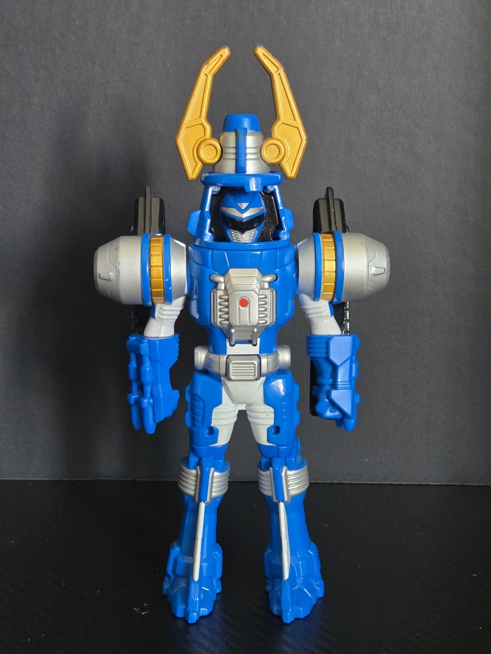 Power Rangers Operation Overdrive Blue Turbo Drill Action Figure Bandai